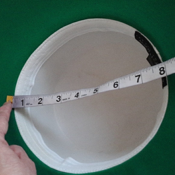 COPY - ANTHONY SICARI Kentucky Derby Facinator Hat in Green & attached Fabric F… - Picture 9 of 9